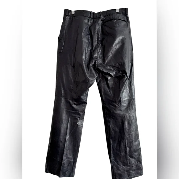 Women's Black Straight Leg Pants - Picture 2 of 6